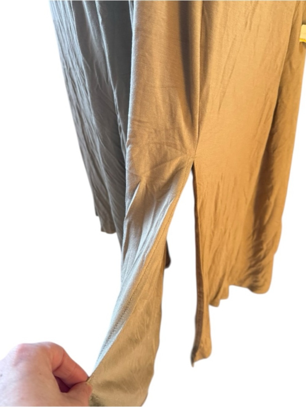 a new day Neutral Ribbed Scoop Neck Maxi Dress in Beige - Picture 4 of 7